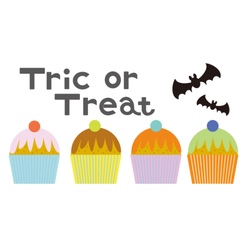 トリックオアトリートのかわいいイラスト トリックオアトリートのかわいいイラスト