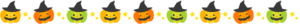 かぼちゃ　ライン　イラスト　罫線