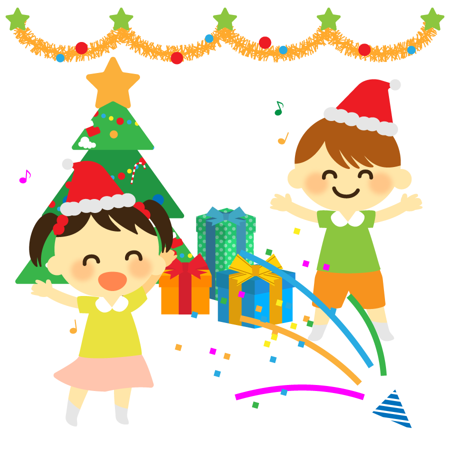 保育園や幼稚園のクリスマスのイラスト５