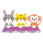 リトミックする幼児のかわいいイラスト画像素材 無料 フリー