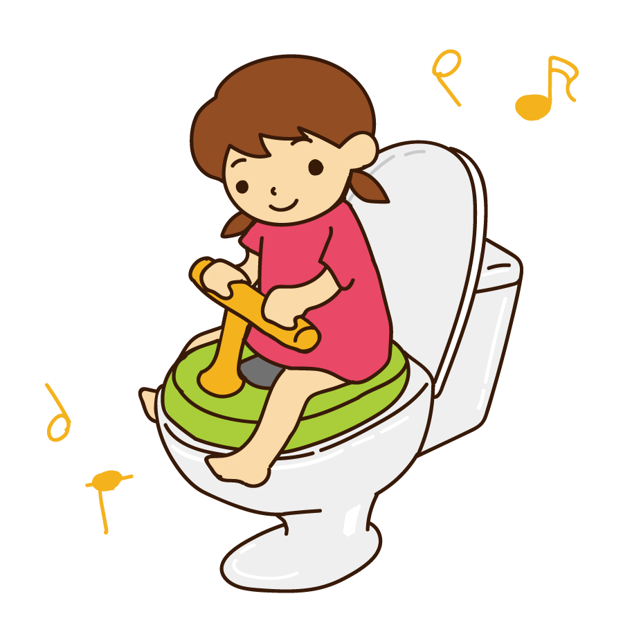 トイレトレーニングの子供のかわいいイラスト画像素材（無料 フリー）